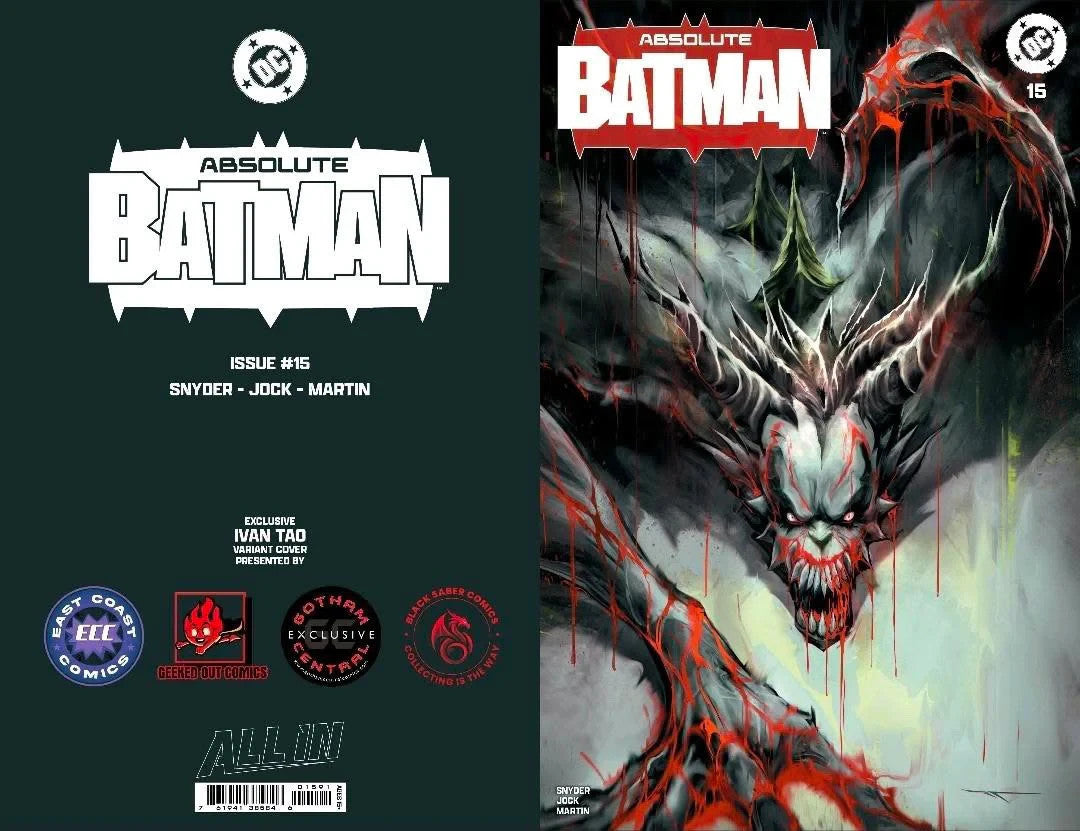 [FREE TRADE] ABSOLUTE BATMAN #15 🔥 IVAN TAO (1ST ABSOLUTE JOKER) LTD 1000