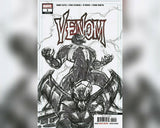 VENOM #1 FIFTH PRINTING 🕸️🔥 B&W sketch  RYAN STEGMAN 🔥🕷️ 27 crain skan