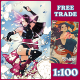 PABLO VILLALOBOS, psylocke, artgerm, 1:100 virgin, x-men, ninja