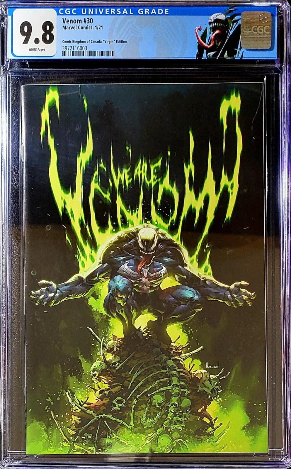 Venom #30 KAEL NGU Green Virgin Variant Knull Codex 🔥crain 7 jtc