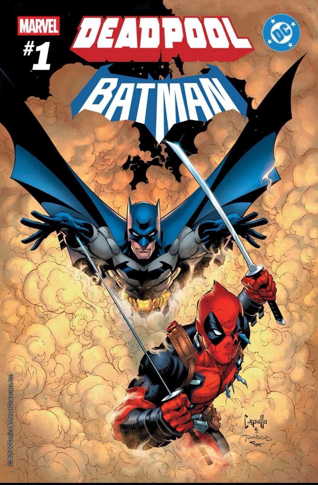 [FREE] MARVEL/DC: DEADPOOL/BATMAN #1 GREG CAPULLO 1:200 SKETCH VARIANT