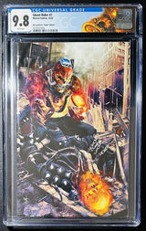 🔥🚨 GHOST RIDER #7 VIRGIN CGC 9.8 🔥 1st Appearance Of Exhaust 🔥 Custom Label