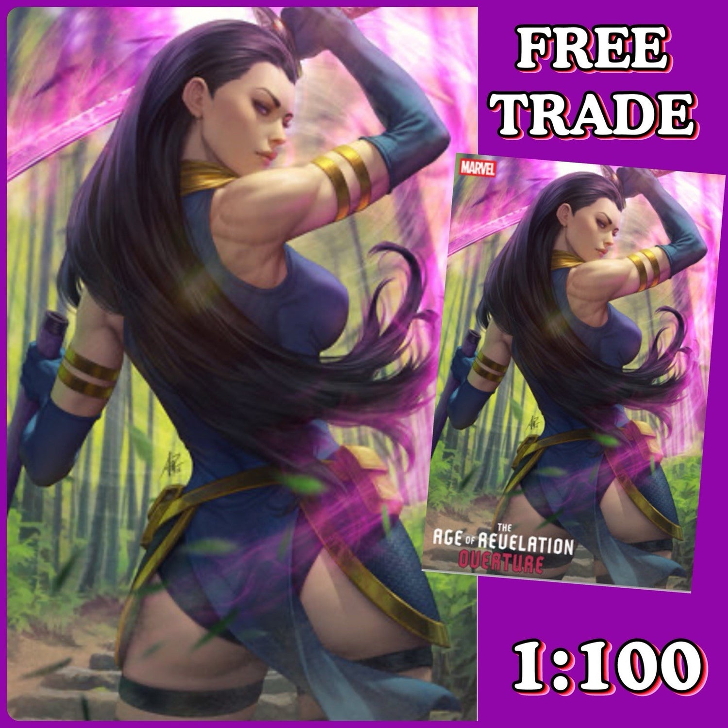 X-men, Age of Revelation, Artgerm, 1:100