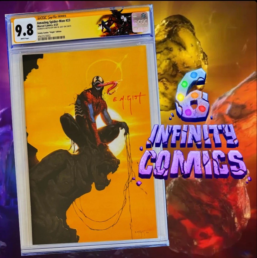 Amazing Spider-man, Eric Gist, Remarque, CGC custom label, E.M. Gist