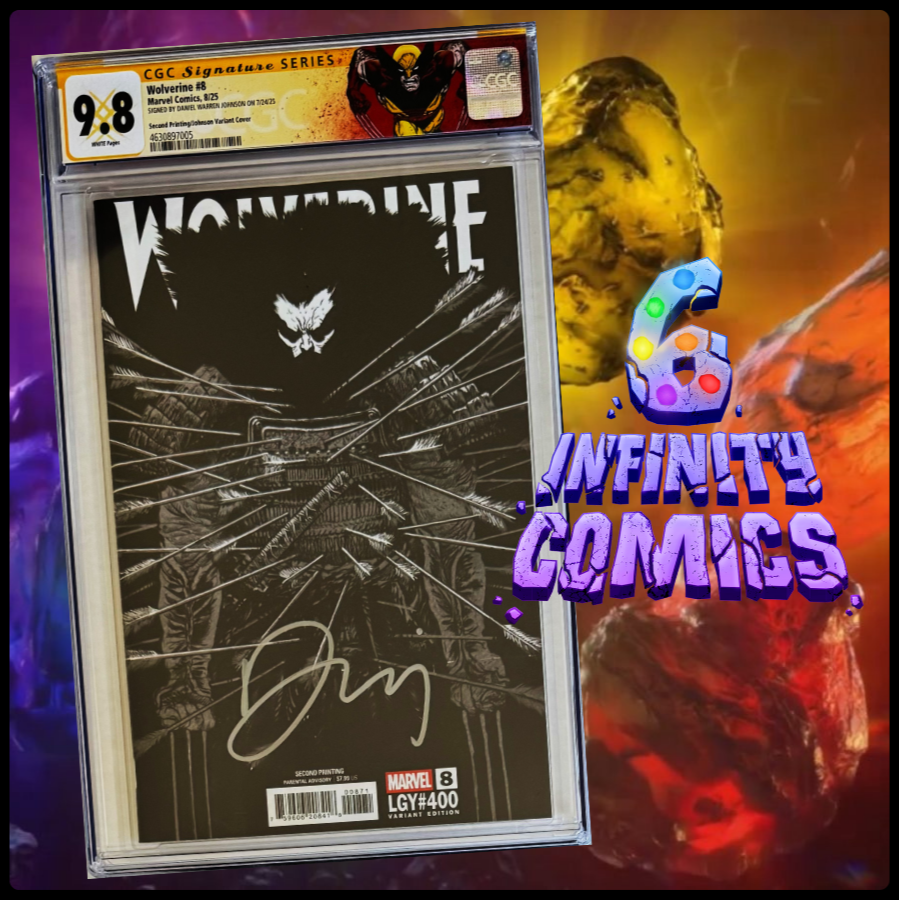 WOLVERINE #8 CGC 9.8 SS 🔥 SIGNED DANIEL WARREN JOHNSON 2ND PRINT LEGACY #400