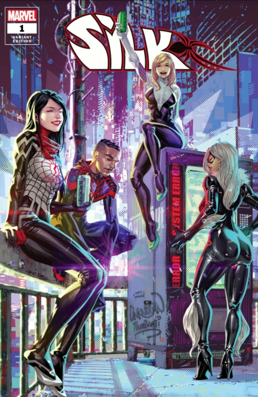 🔥🚨 Silk #1 Kael Ngu Virgin trade set 🕸️ Spider-man gwenom crain miles venom