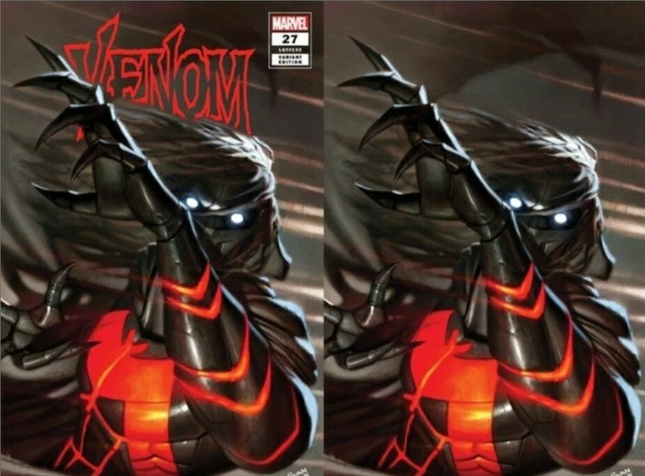 🔥Venom 27 Ryan Brown TRADE + VIRGIN SET New Villain Knull Cates  skan