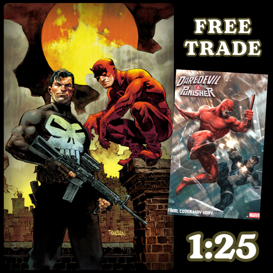 DAREDEVIL/PUNISHER: THE DEVIL'S TRIGGER #1 🔥 1:25 DAN PANOSIAN VIRGIN 2ND PRINT
