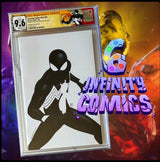 AMAZING SPIDER-MAN 50 CGC 9.6 SS 🔥SIGNED JT. CHRISTOPHER NEGATIVE SPACE VARIANT