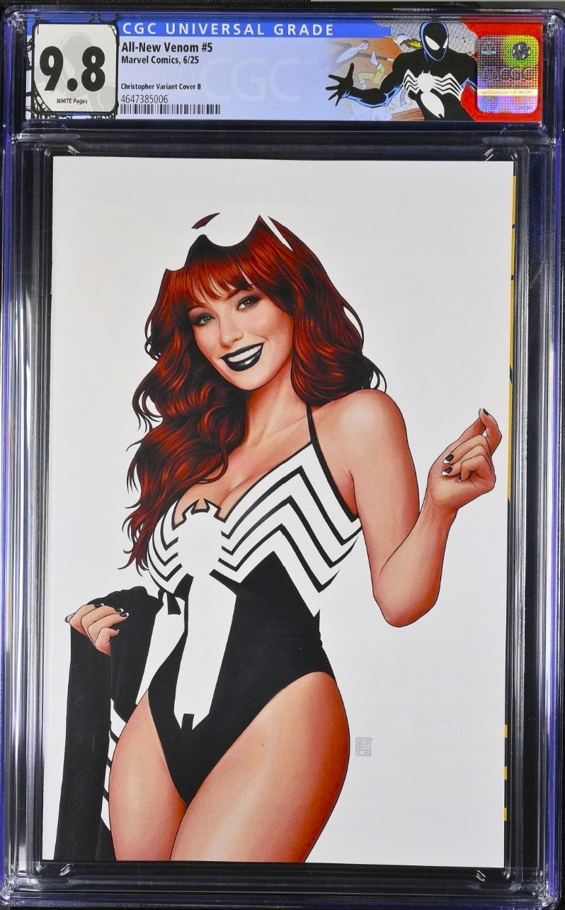 ALL-NEW VENOM #5 CGC 9.8 🔥 COVER B JTC WHITE NEGATIVE SPACE VIRGIN