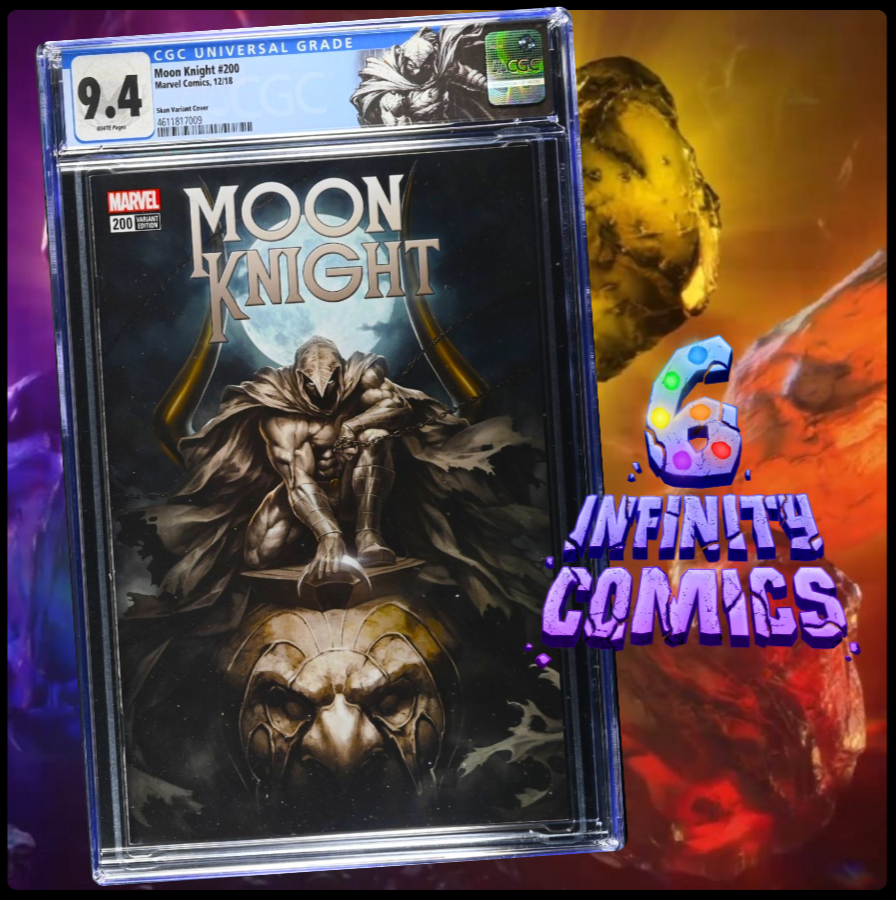 MOON KNIGHT #200 CGC 9.4 🔥 SKAN SRISUWAN VARIANT RETAILER EXCLUSIVE