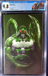 🔥🚨 Venom #30 CGC 9.8 🕸️ Tyler Kirkham virgin Variant Cover 🔥 Scorpion crain