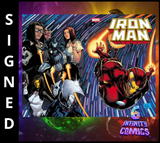 IRON MAN #1 🔥 RYAN STEGMAN MAIN COVER SIGNED BY JOSH WILLIAMSON