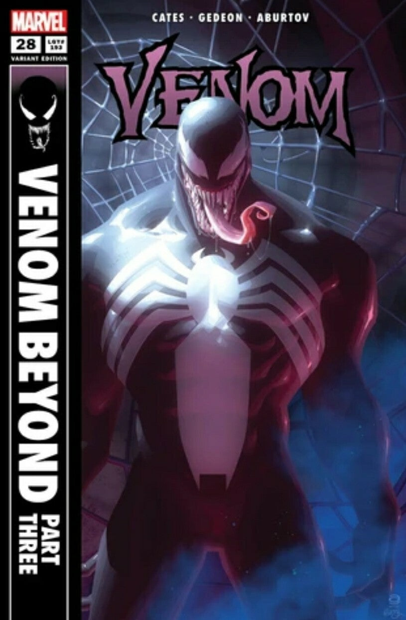 VENOM 28 ALEX GARNER TRADE DRESS BACK IN BLACK HOMAGE VARIANT 3-PACK SOLD OUT!