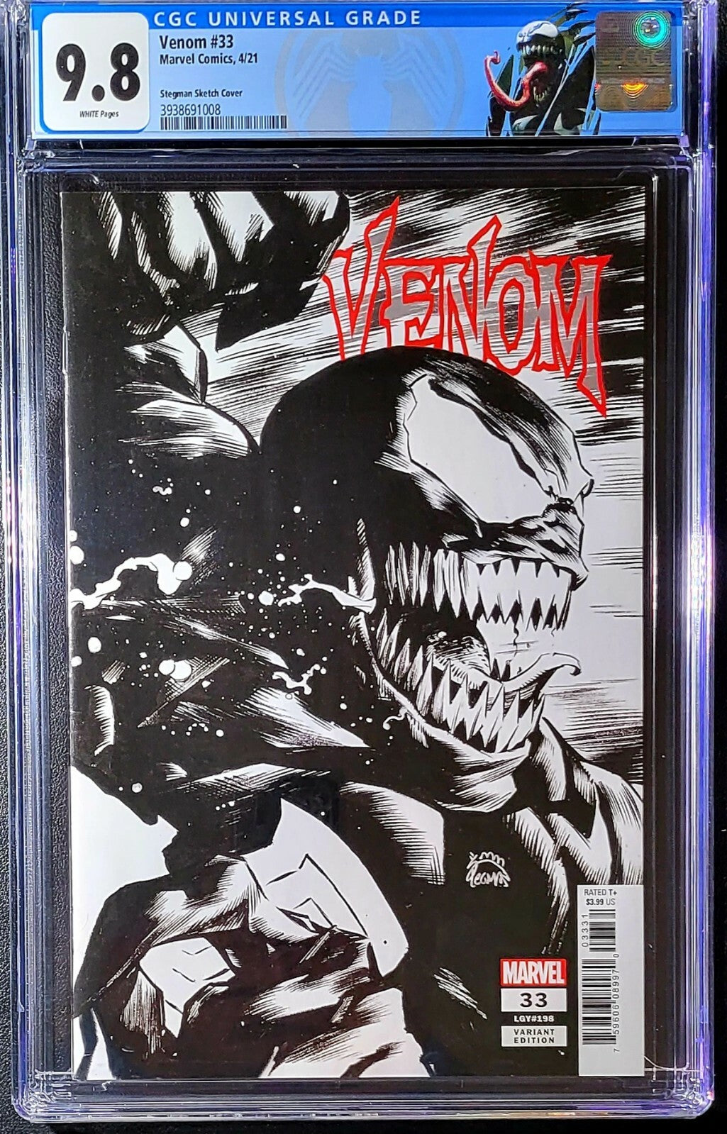 Venom, Spider-man, amazing spider-man, cgc custom label