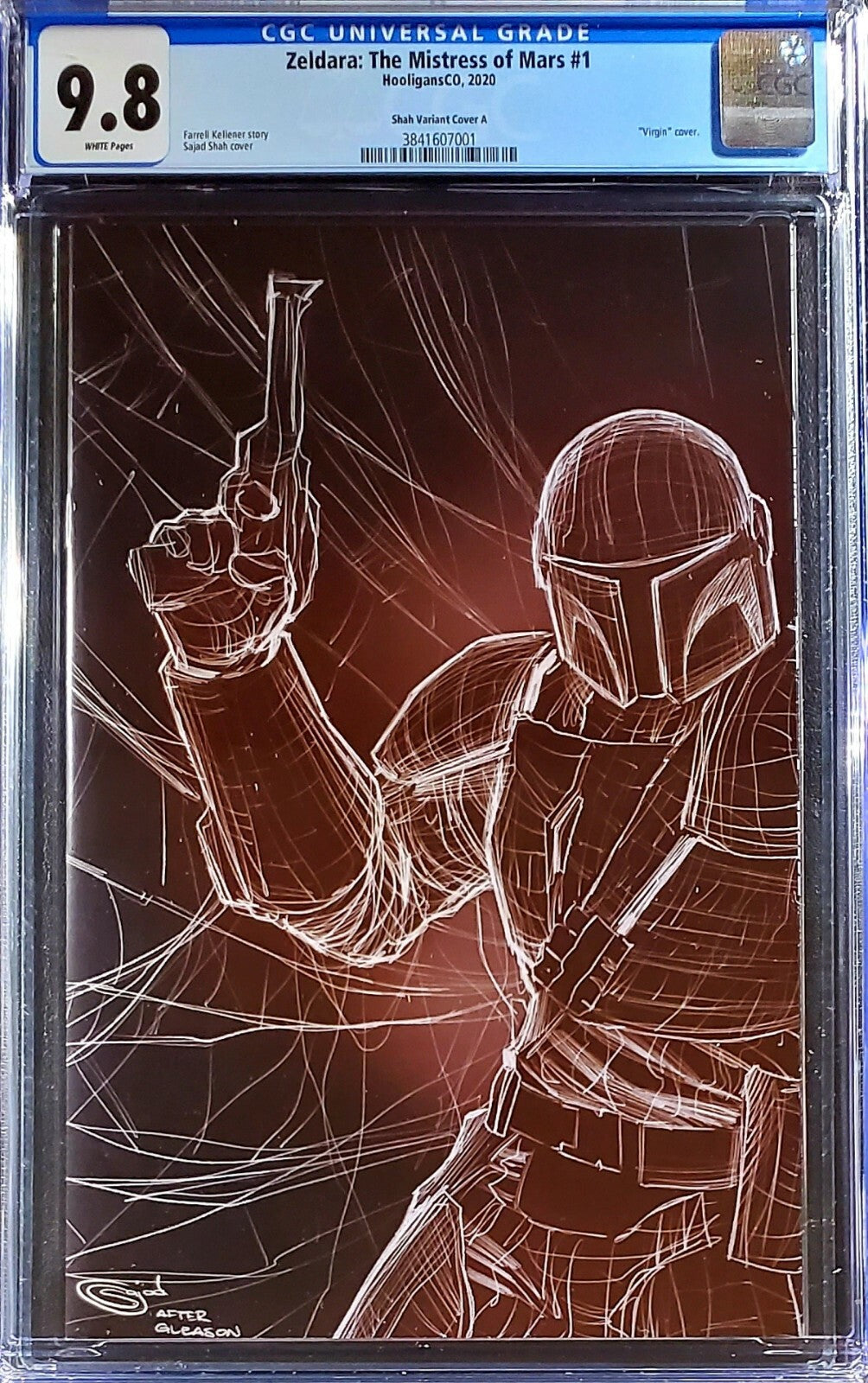 🔥🚨 Zeldara The Mistress of Mars 1 CGC 9.8 🔥 Star wars Boba Fett Yoda 🔥 crain