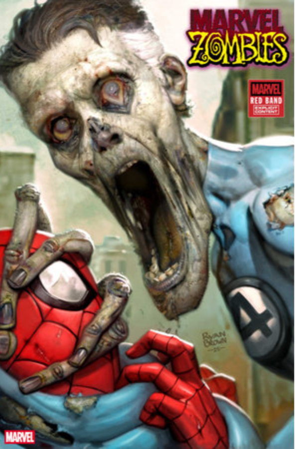 MARVEL ZOMBIES: RED BAND #1 RYAN BROWN VARIANT [POLYBAGGED] [1:25]