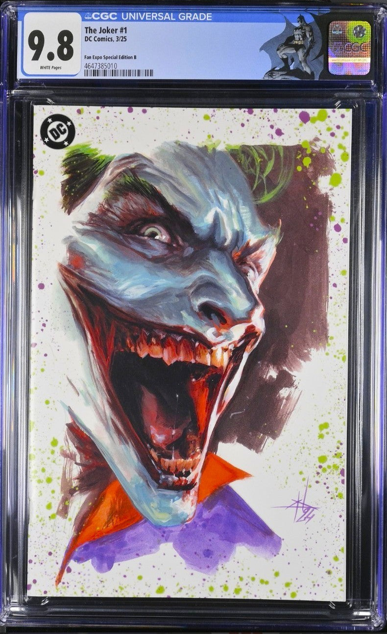 THE JOKER #1 CGC 9.8 🔥 MEGACON 2025 GABRIELE DELL'OTTO VIRGIN VARIANT B