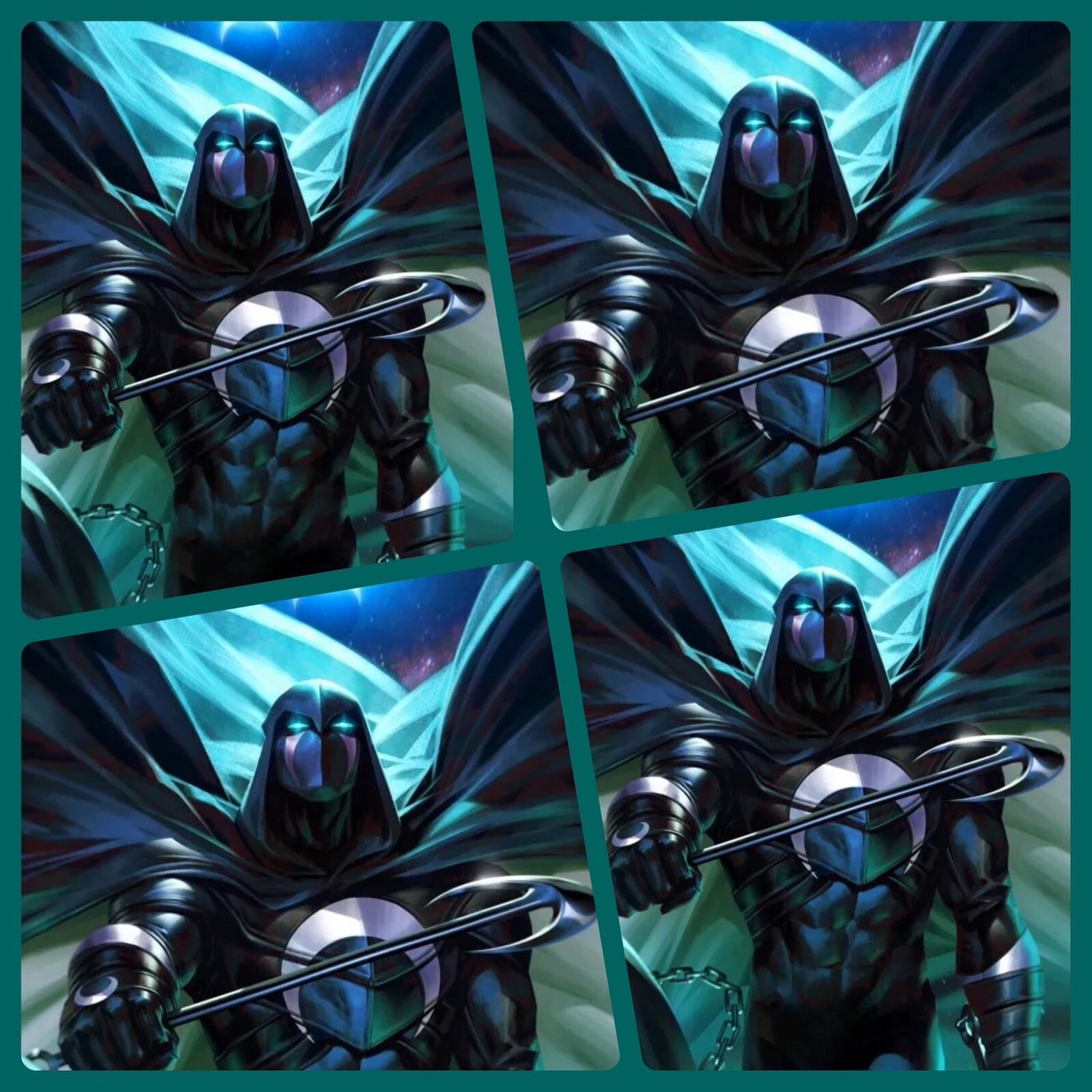 🔥🌙  [4 Pack] Phases Of The Moon Knight #1 🌙 Derrick Chew PRESALE 8/28 🌙