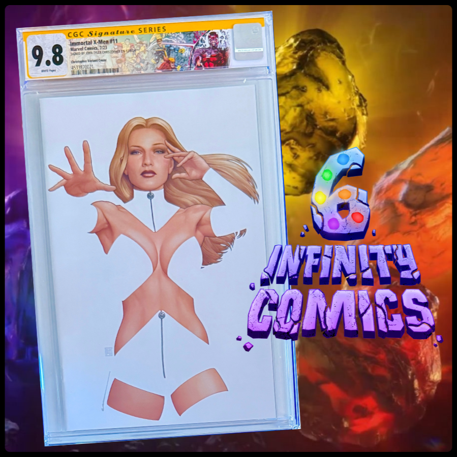 Emma Frost, Virgin variant, negative variant, JTC, John Tyler Christopher, custom label, x-men, wolverine