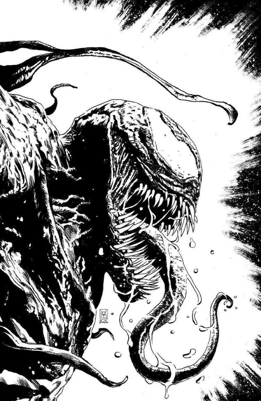 🔥Venom #28 Valerio Giangiordano TRADE + VIRGIN & B&W - 27 Skan crain