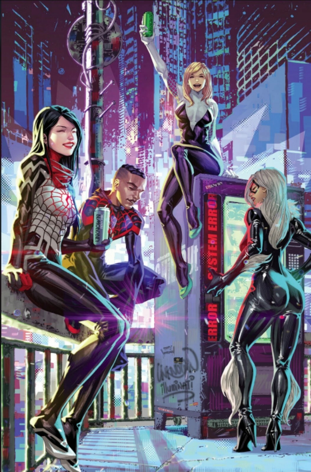 🔥🚨 Silk #1 Kael Ngu Virgin trade set 🕸️ Spider-man gwenom crain miles venom