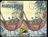 🔥 🚨 Mandalorian S2 #1 SDCC 23' Trinity Comics 2 Pack by Peach Momoko W COA