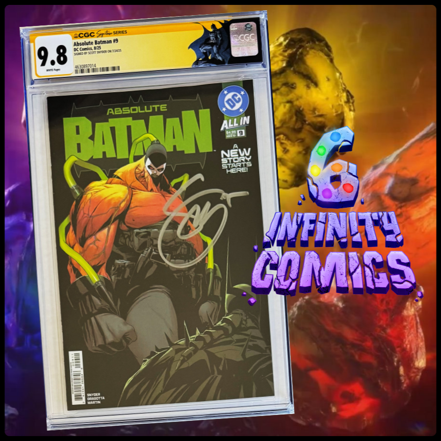 Absolute Batman 9, Scott Synder, Nick Dragotta, Custom Label, First Appearance, of Bane