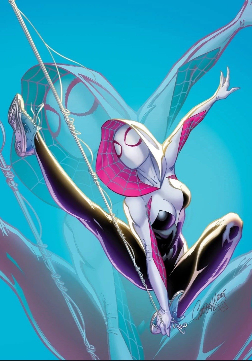 [FREE] ALL-NEW SPIDER-GWEN THE GHOST-SPIDER #1 CAMPBELL 1:100 VIRGIN VARIANT