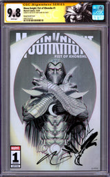 MOON KNIGHT: FIST OF KHONSHU #1 SS CGC 9.8 JOHN GIANG SIGNED & REMARKED🔥