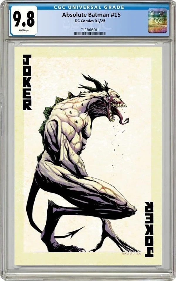 ABSOLUTE BATMAN #15 CGC 9.8 🔥 CVR A NICK DRAGOTTA