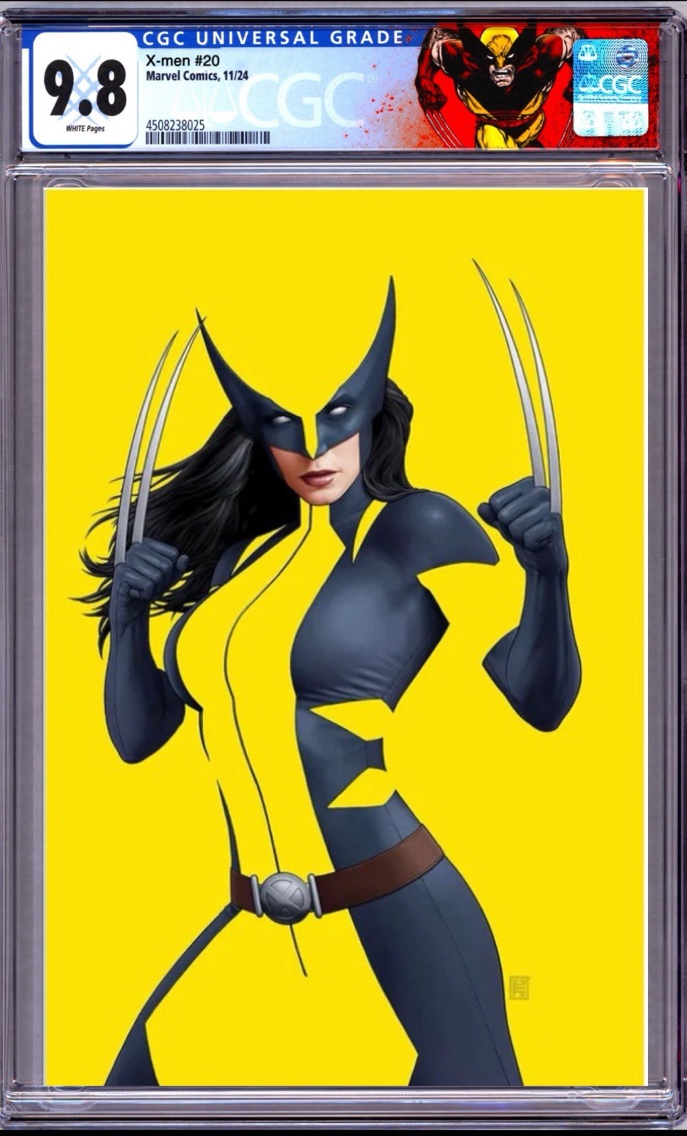 X-MEN #20 JTC TYLER CHRISTOPHER EXPO NEGATIVE CGC 9.8 X-23 VIRGIN VARIANT