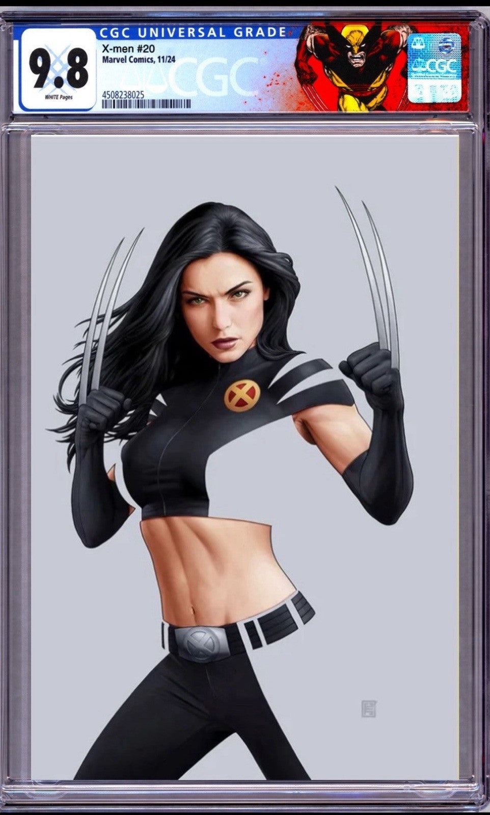 X-MEN #20 JTC TYLER CHRISTOPHER EXPO NEGATIVE CGC 9.8 X-23 GRAY VIRGIN VARIANT