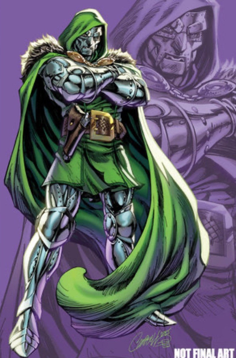 ONE WORLD UNDER DOOM #6 J. SCOTT CAMPBELL 1:100 VIRGIN VARIANT