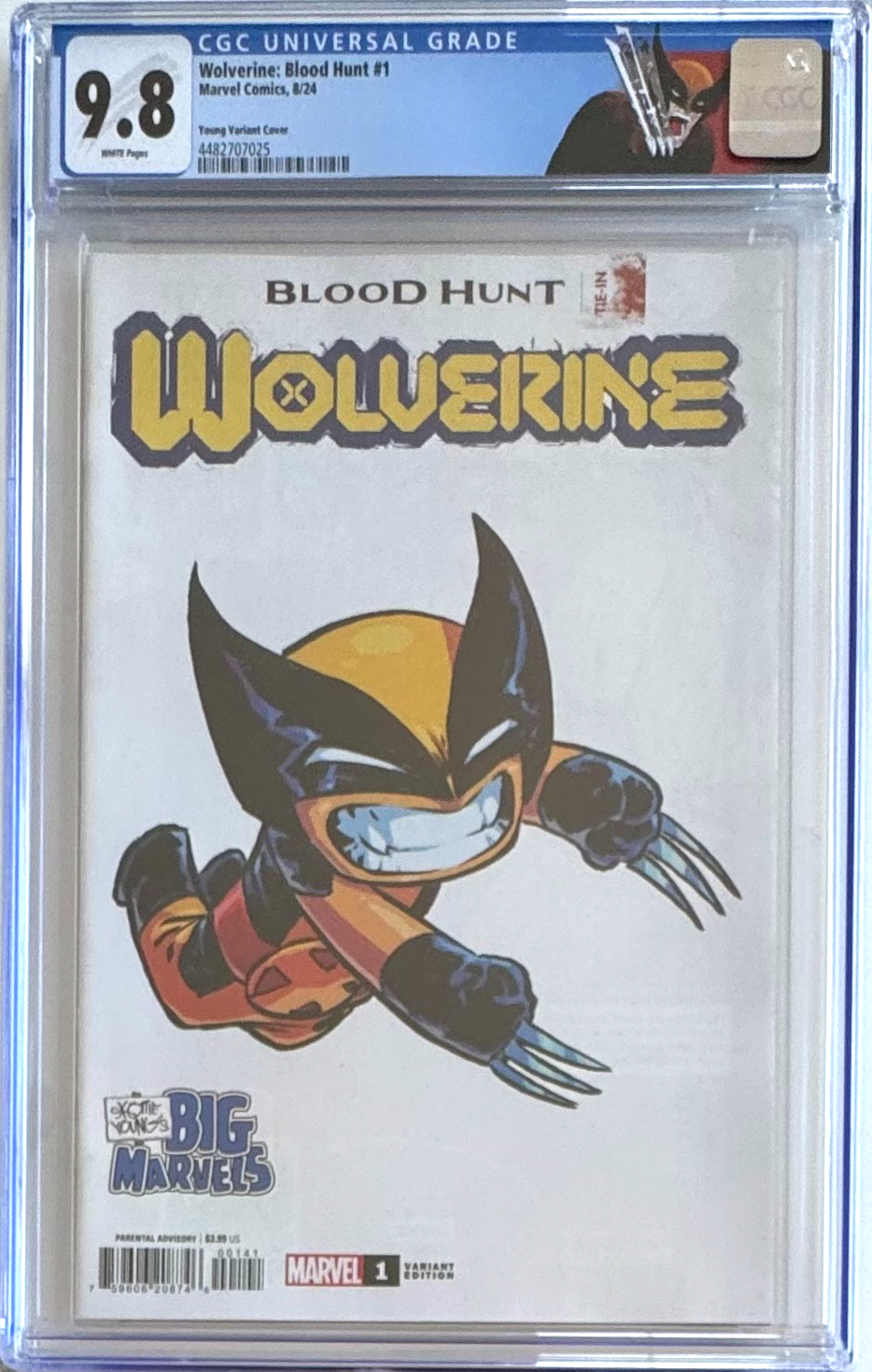 WOLVERINE BLOOD HUNT #1 CGC 9.8 NM/M SKOTTIE YOUNG BIG MARVELS VARIANT 2024
