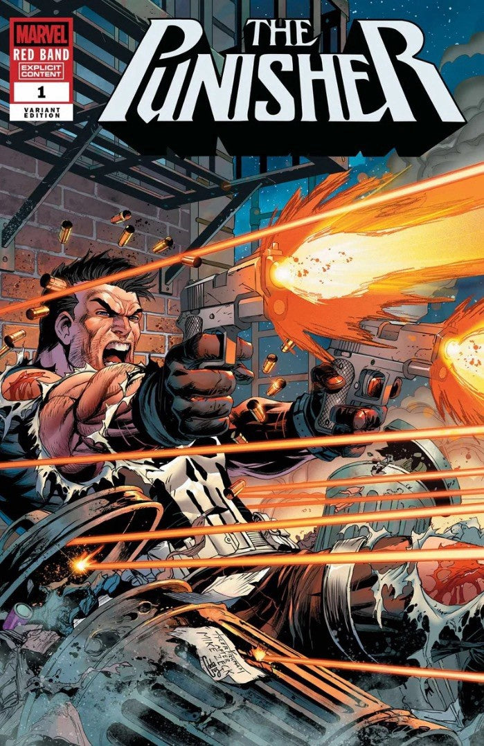 PUNISHER: RED BAND #1 TYLER KIRKHAM EXCLUSIVE COLOR VIRGIN VARIANT🔥