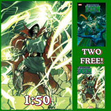 [2 FREE] ONE WORLD UNDER DOOM #6 PABLO VILLALOBOS 1:50  VIRGIN VARIANT‼️🔥