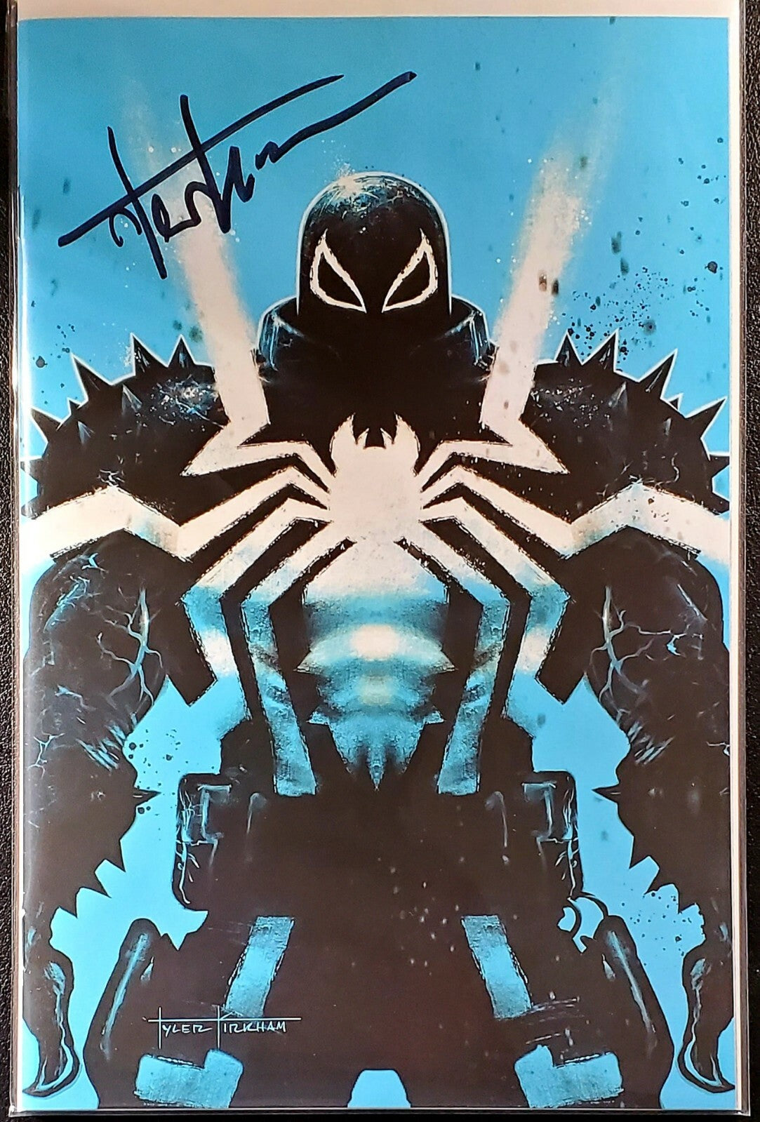 🔥🚨 Venom #29 SIGNED BY Kirkham VIRGIN  Variant W/ COA 🔥Crain virus knull