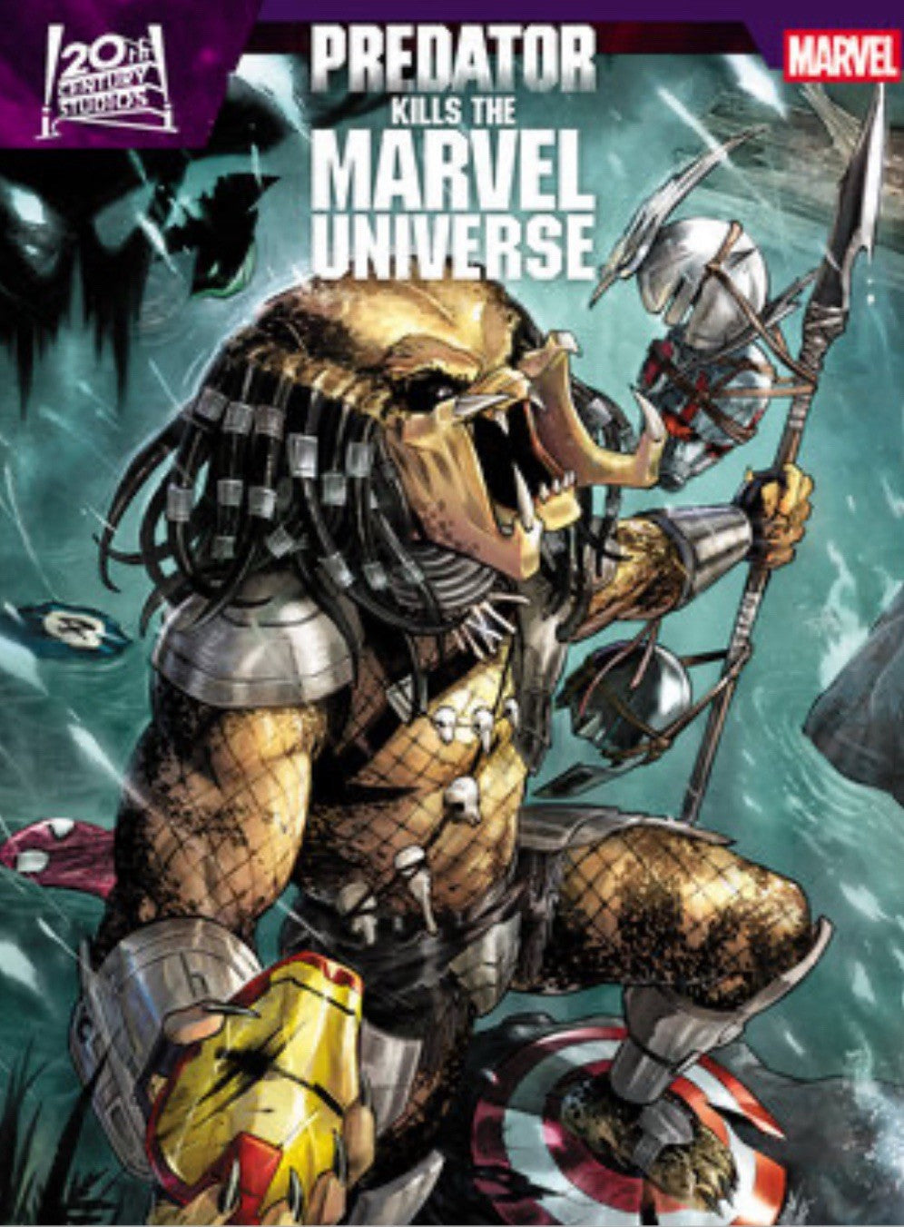 PREDATOR KILLS THE MARVEL UNIVERSE #1 INHYUK LEE 1:25 VIRGIN 2ND PRINT VARIANT