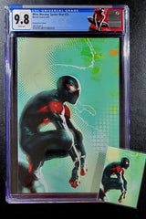 🔥🚨 Miles Morales Spider-Man #25 🕸 CGC 9.8 Dell'Otto Virgin Variant IGC  LE800
