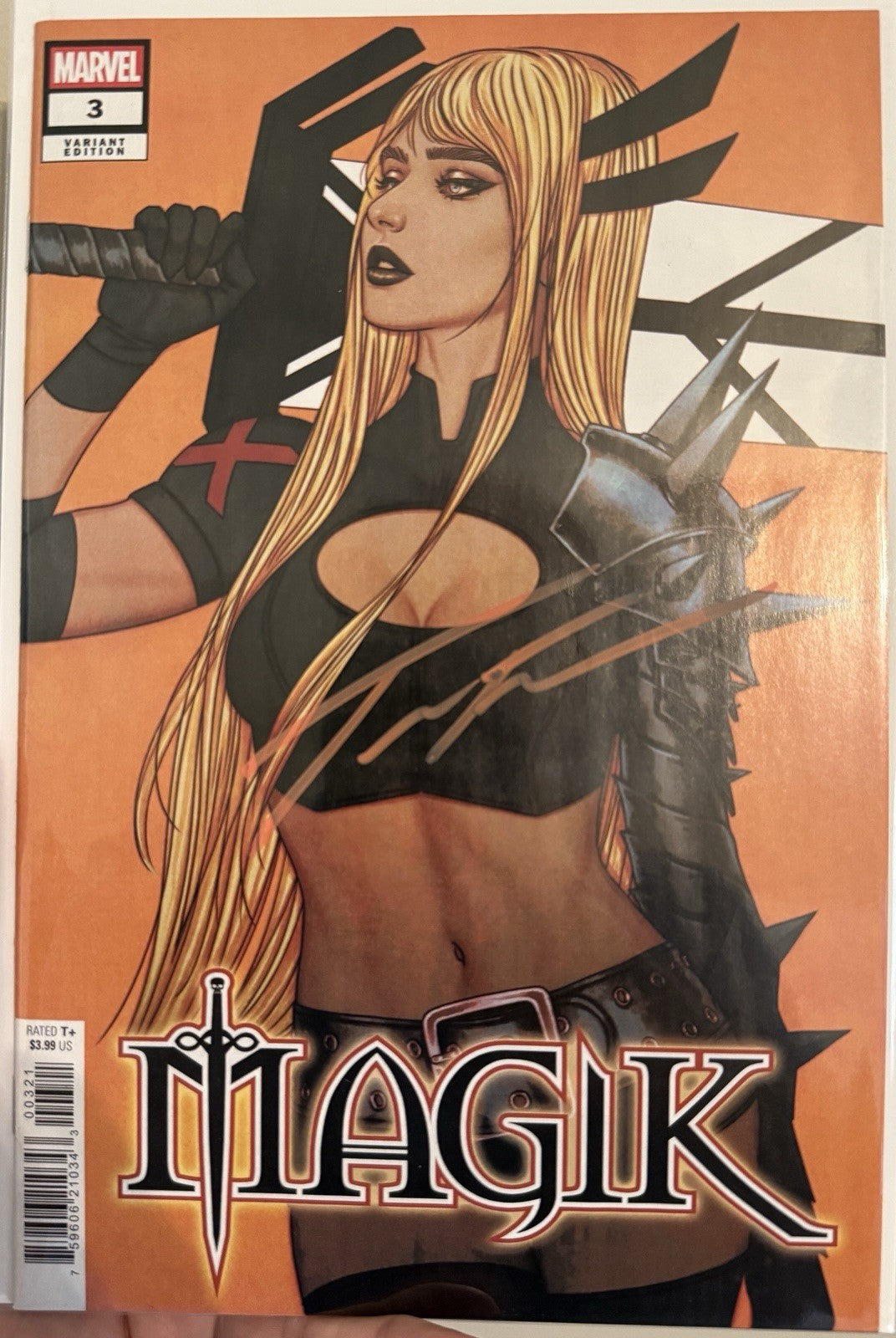 🔥⚔️Magik #3 2025 Marvel Jenny Frison  Trade Signed  Variant With Photo COA ⚔️🔥