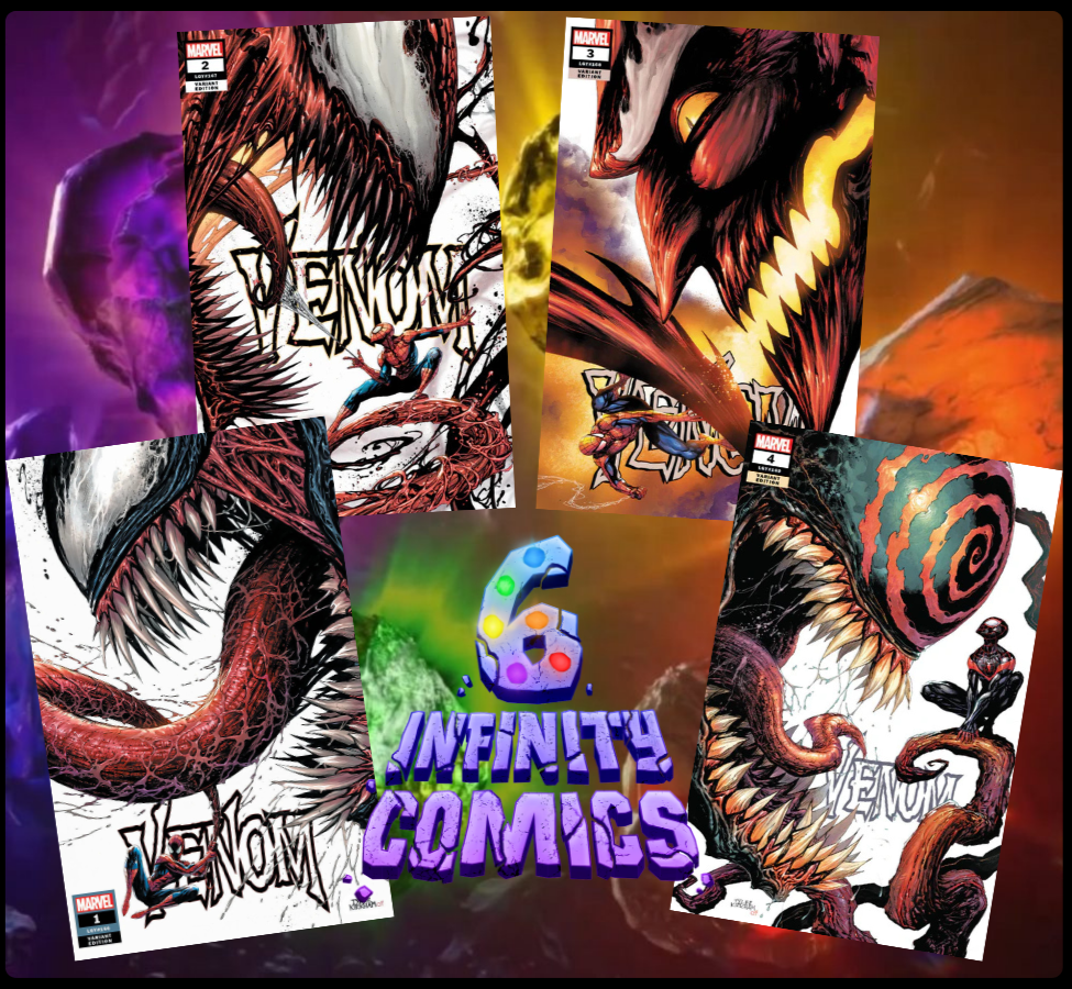 [4 PACK] VENOM 1, 2, 3 & 4 🔥 RETAILER EXCLUSIVE TRADE TYLER KIRKHAM - 1ST KNULL