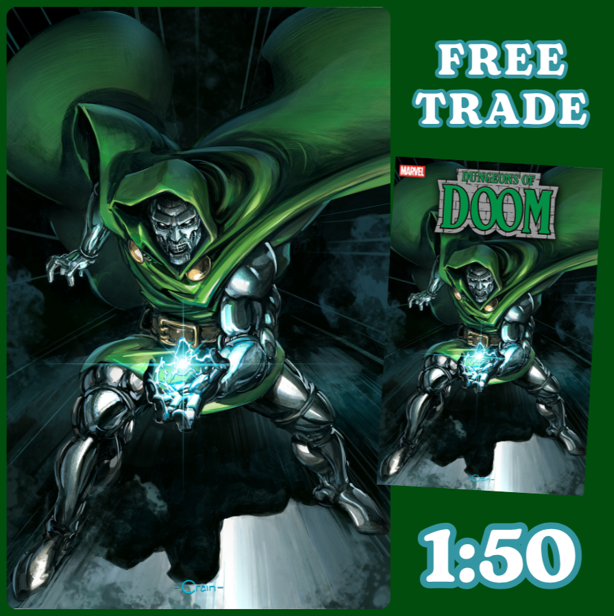 DUNGEONS OF DOOM #1 🔥 CLAYTON CRAIN VIRGIN VARIANT 1:50