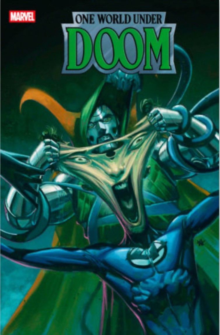 [2 FREE] ONE WORLD UNDER DOOM #6 PABLO VILLALOBOS 1:50  VIRGIN VARIANT‼️🔥