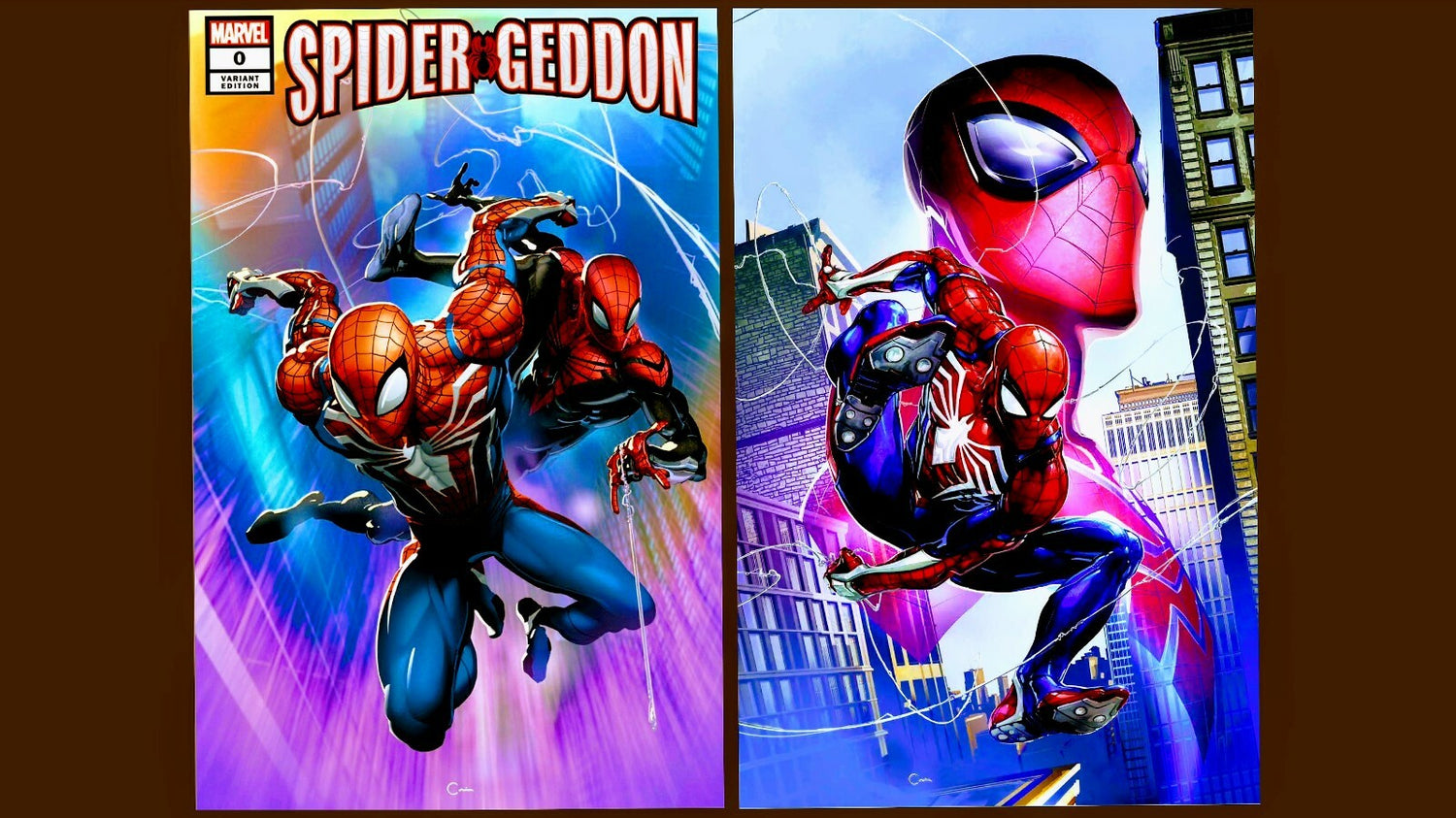 🔥SPIDERGEDDON 0 CLAYTON CRAIN EXCLUSIVE VIRGIN VARIANT SET 1ST PS4 SPIDERMAN