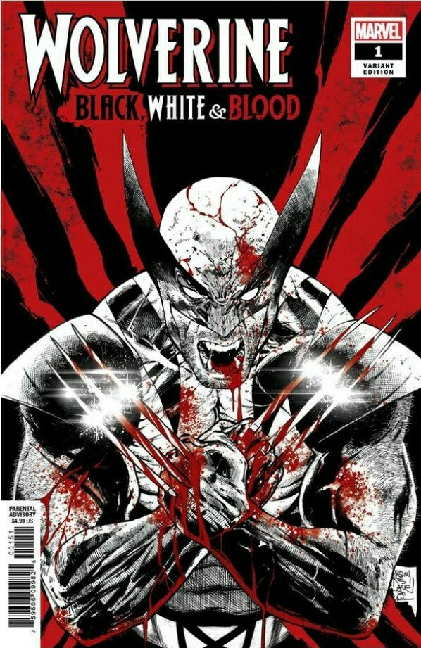 🔥 Wolverine Black, White & Blood #1 1:25 Daniel Variant 🔥 jtc