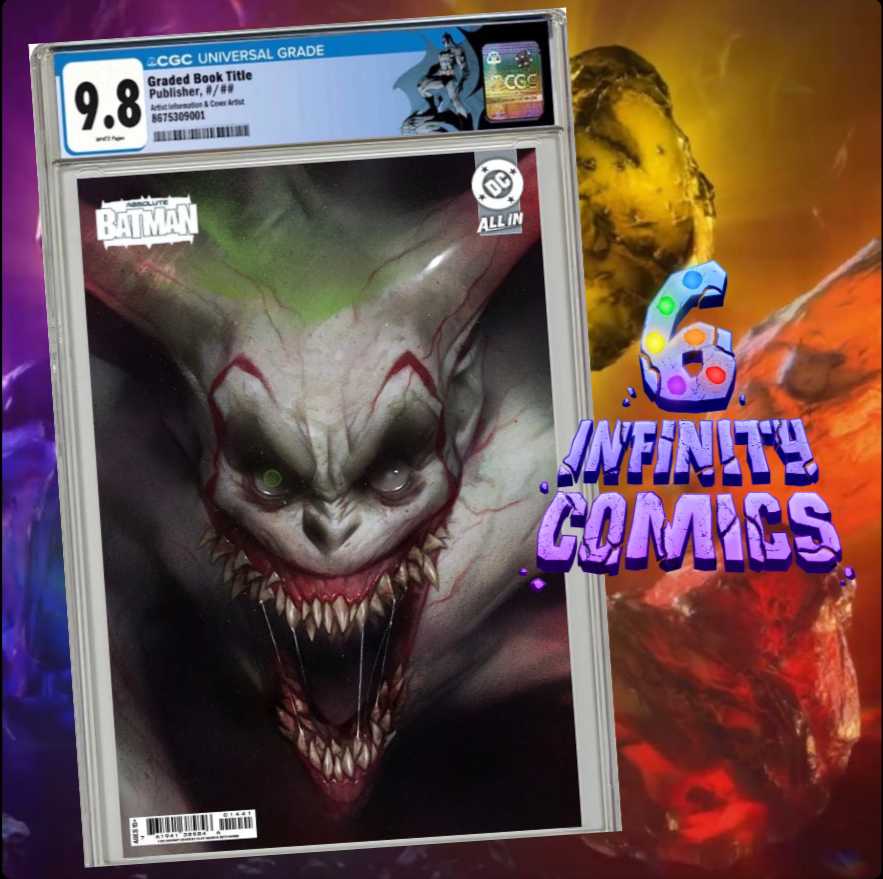 ben oliver, absolute batman, absolute joker, cgc, custom label, key