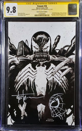 VENOM #26 CGC 9.8 SS SIGNED SKETCH REMARK TYLER KIRKHAM 🕸️ REMARQUE 1ST AP