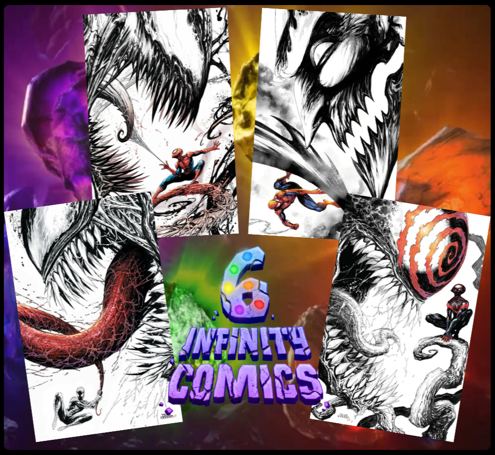 [4 PACK] VENOM 1, 2, 3 & 4 🔥 RETAILER EXCLUSIVE TYLER KIRKHAM COLOR SPLASH KEY