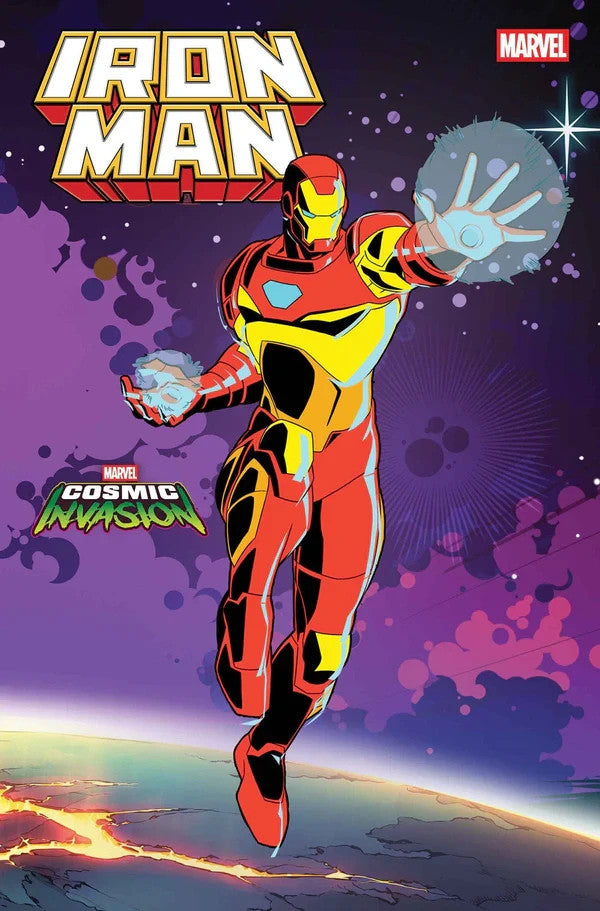 IRON MAN #1 🔥 MARVEL COSMIC INVASION VARIANT SIGNED BY JOSH WILLIAMSON